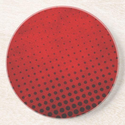 Halftone patroonachtergrond zandsteen onderzetter (Voorkant)