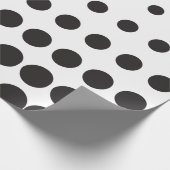 Halftone patroonpunt moderne retro cadeaupapier (Hoek)
