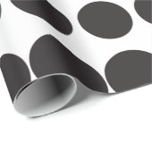 Halftone patroonpunt moderne retro cadeaupapier (Rol Hoek)