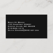 Halftone Professional-Visitekaartje voor flatpanel Visitekaartje (Achterkant)