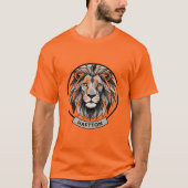 Halftone Roar Leeuw T-shirt** T-shirt (Voorkant)