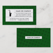 halftone saxofone visitekaartje (Voorkant / Achterkant)