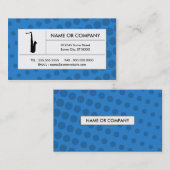 halftone saxofone visitekaartje (Voorkant / Achterkant)