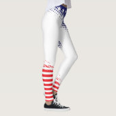 Halftone Stars and Stripes Leggings (Rechts)
