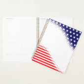 Halftone Stars and Stripes Planner (Display)