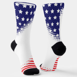 Halftone Stars and Stripes Sokken