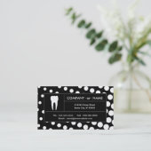 halftone tandheelkundige dienst visitekaartje (Staand voorkant)