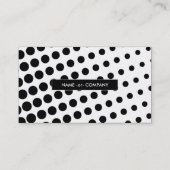 halftone tandheelkundige dienst visitekaartje (Achterkant)