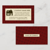 halftone thuisbasis visitekaartje (Voorkant / Achterkant)