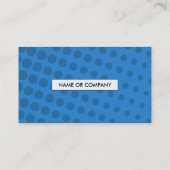 halftone trompet visitekaartje (Achterkant)