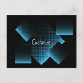 Halftone Vector Diamond Pattern Thunder_Cove Briefkaart (Voorkant)