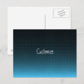 Halftone Vector Diamond Pattern Thunder_Cove Briefkaart (Voorkant / Achterkant)