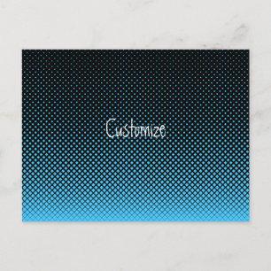 Halftone Vector Diamond Pattern Thunder_Cove Briefkaart