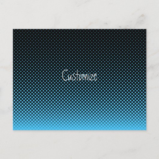 Halftone Vector Diamond Pattern Thunder_Cove Briefkaart (Voorkant)