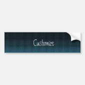 Halftone Vector Diamond Pattern Thunder_Cove Bumpersticker (Voorkant)