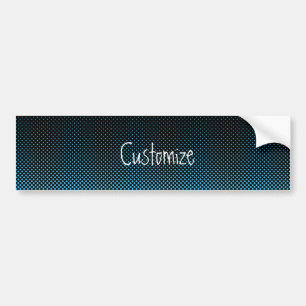 Halftone Vector Diamond Pattern Thunder_Cove Bumpersticker