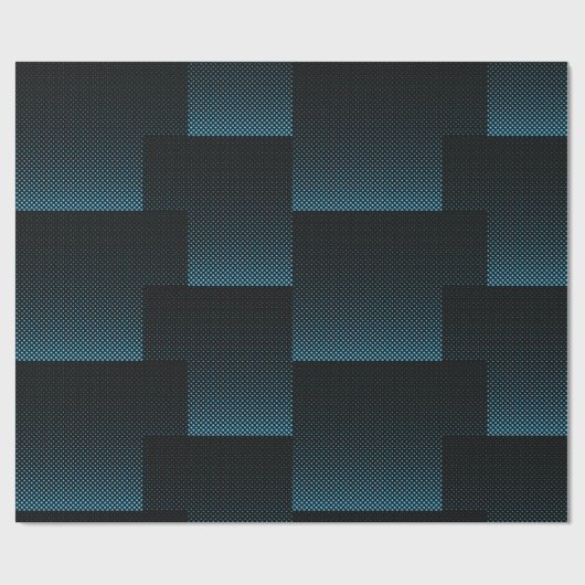 Halftone Vector Diamond Pattern Thunder_Cove Cadeaupapier (Vlak)