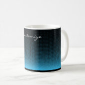 Halftone Vector Diamond Pattern Thunder_Cove Koffiemok (Voorkant rechts)