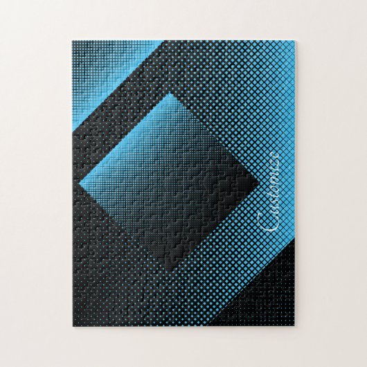 Halftone Vector Diamond Pattern Thunder_Cove Legpuzzel (Verticaal)