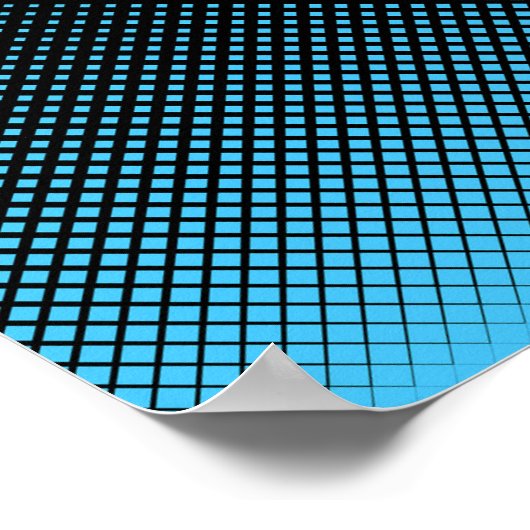 Halftone Vector Diamond Pattern Thunder_Cove Poster (Hoek)