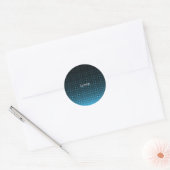 Halftone Vector Diamond Pattern Thunder_Cove Ronde Sticker (Envelop)