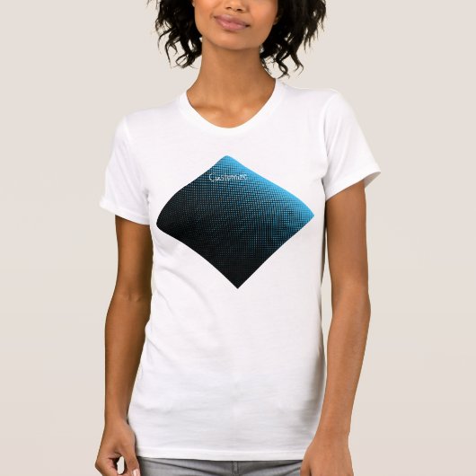 Halftone Vector Diamond Pattern Thunder_Cove T-shirt (Voorkant)