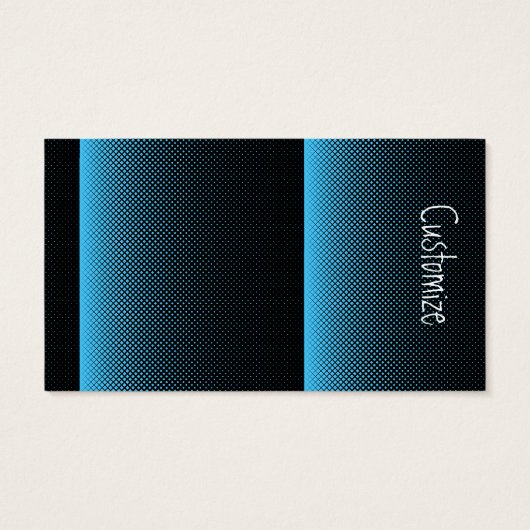 Halftone Vector Diamond Pattern Thunder_Cove Visitekaartje (Achterkant)
