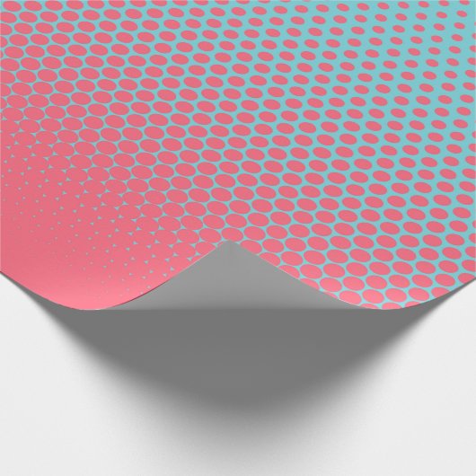 Halftone verticale afbeelding van het verlooppatro cadeaupapier (Hoek)