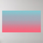 Halftone verticale afbeelding van het verlooppatro poster (Voorkant)