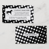 halftone visitekaartje (Voorkant / Achterkant)