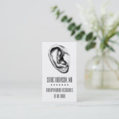 Halftone Visitekaartje otolaryngoloog (Staand voorkant)