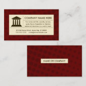 halftone-wet visitekaartje (Voorkant / Achterkant)