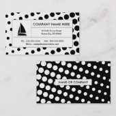 halftone zeilen visitekaartje (Voorkant / Achterkant)