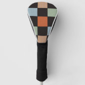 Halftoon  Checker-patroon Golfheadcover (Voorkant)