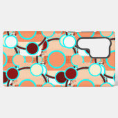 Halftoon Geometrisch Patroon Samsung Galaxy Hoesje (Achterkant horizontaal)
