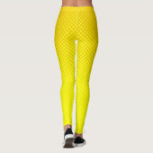 Halftoon Mosterd en Geel Leggings (Achterkant)