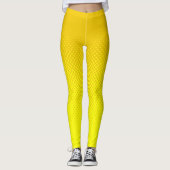 Halftoon Mosterd en Geel Leggings (Voorkant)