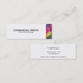 Halftoonkleur Mini Visitekaartje (Voorkant / Achterkant)