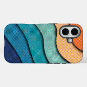 Halftoonsnijeffect Case-Mate iPhone Case (Achterkant (horizontaal))