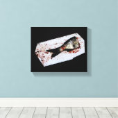 Halfvis Canvas Afdruk (Insitu (Houten vloer))