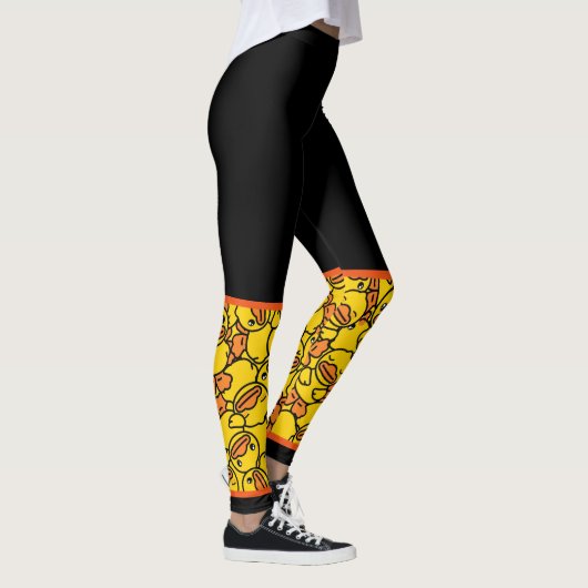 Halfvol van rubber Eenden Leggings (Rechts)