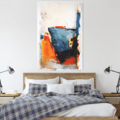 Halfvolle Glas - Abstracte Metafoor Canvas Afdruk (Insitu (Slaapkamer))