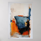 Halfvolle Glas - Abstracte Metafoor Poster (Voorkant)