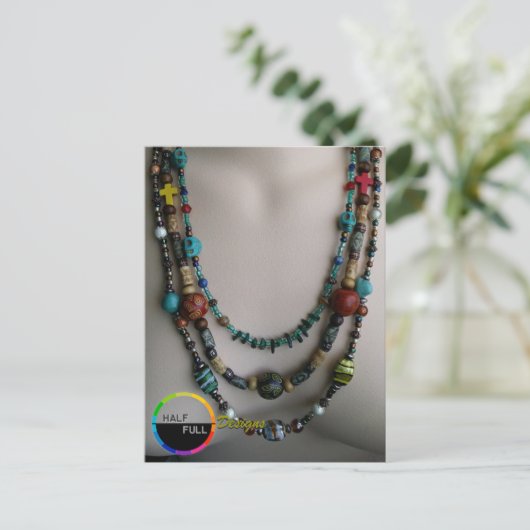 Halfvolledige Design Briefkaart (Staand voorkant)