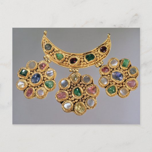 Halfvormig ketting met slangen briefkaart (Voorkant)