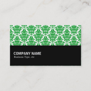 Halfway 064 - Grass Green Damask Visitekaartje