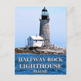 Halfway Rock Lighthouse, Maine Briefkaart