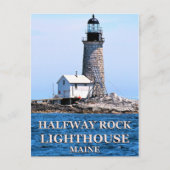 Halfway Rock Lighthouse, Maine Briefkaart (Voorkant)