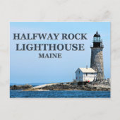 Halfway Rock Lighthouse, Maine Briefkaart (Voorkant)