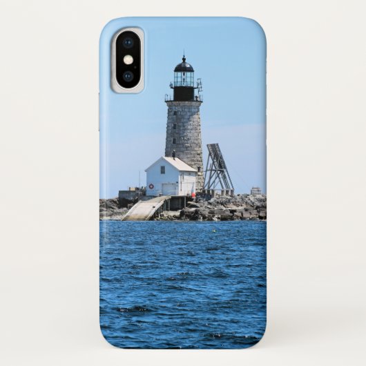 Halfway Rock Lighthouse, Maine iPhone Case (Achterkant)